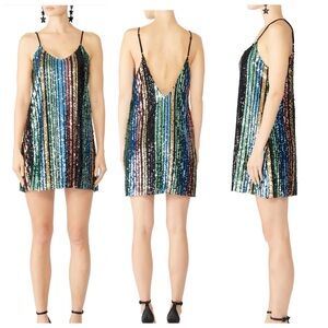 Show Me Your Mumu Sequin Vivian Mini Slip Dress. Medium